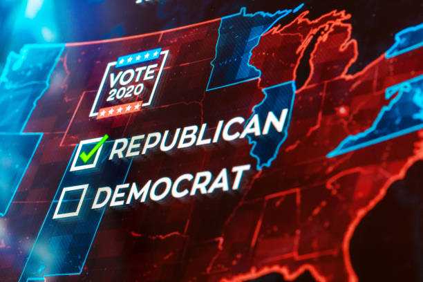 istock Vote for republican party. 2020 Election 1271899826