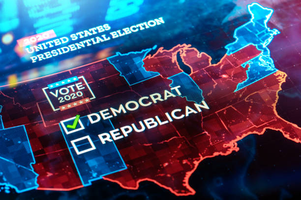 istock Vote for democratic party. 2020 Election 1271899855