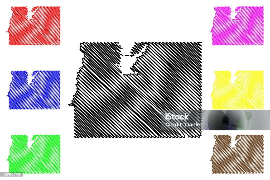 フランクリン郡イリノイ州マップベクトルイラスト落書きスケッチフランクリンマップ いたずら書きのベクターアート素材や画像を多数ご用意