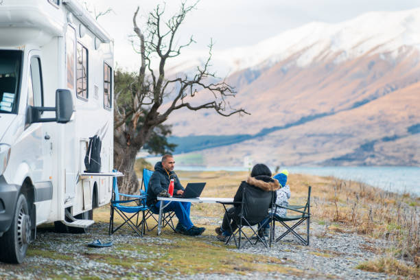 istock Freelancer working during holidays with family. 1271902699