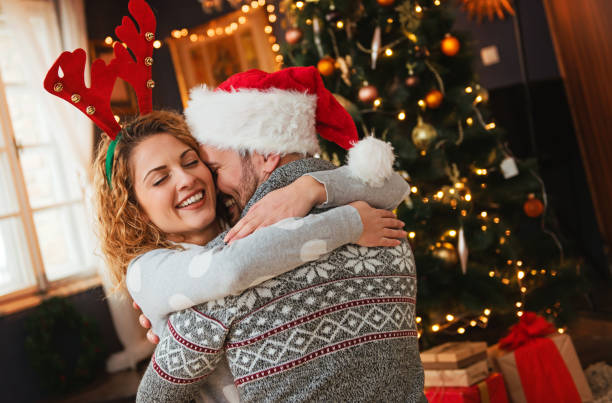 istock Couple enjoying together on Christmas 1271903310