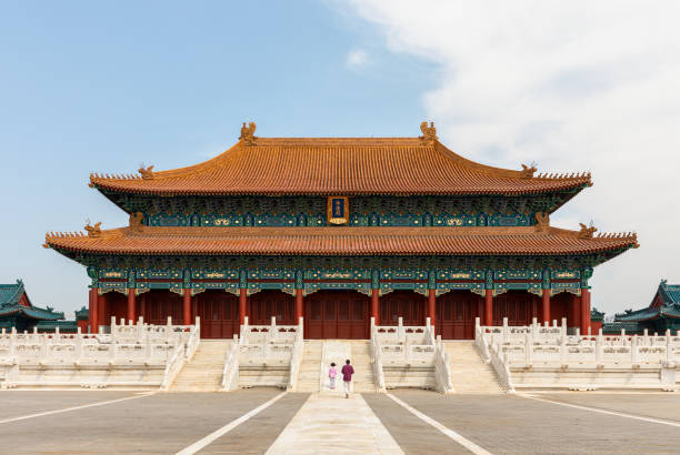 chengyun ou salle de réception de chance dans le palais du prince restauré - datong photos et images de collection