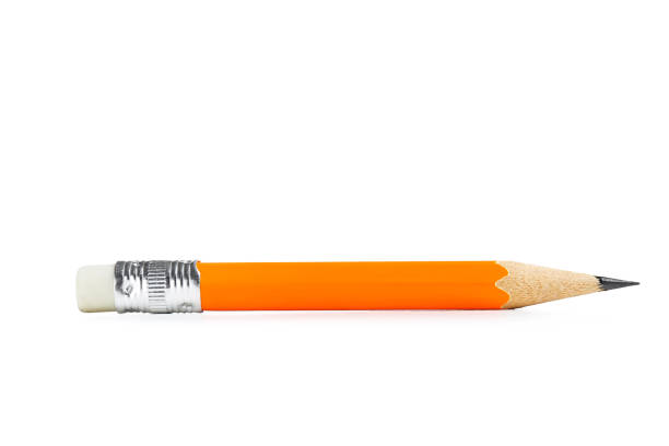 istock Yellow pencil isolated on white background 1271919770
