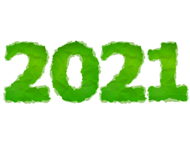 istock New Year 2021 of crumpled paper isolated on white background 1271923682