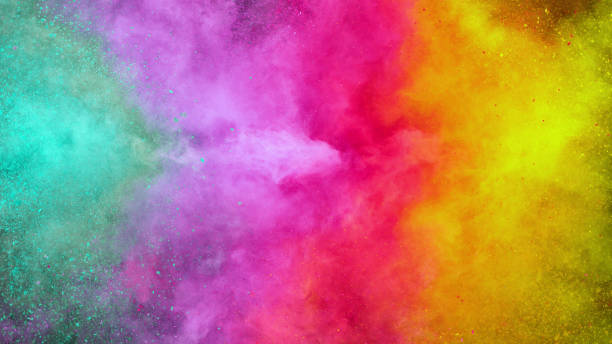 istock Colorful abstract powder background with color spectrum 1271923874