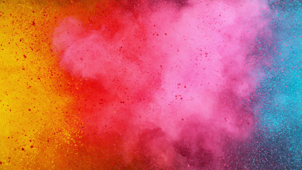 istock Colorful abstract powder background with color spectrum 1271923946