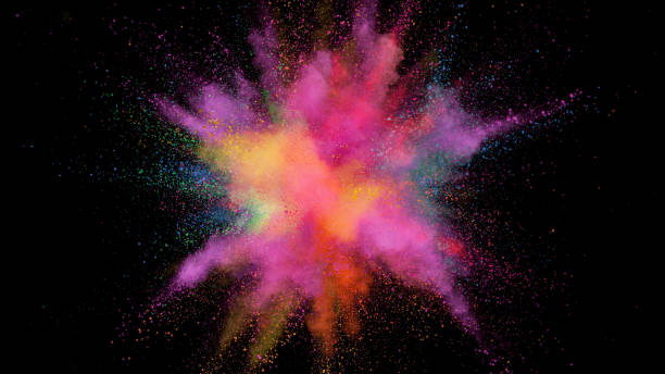 istock Colorful abstract powder background with color spectrum 1271924059