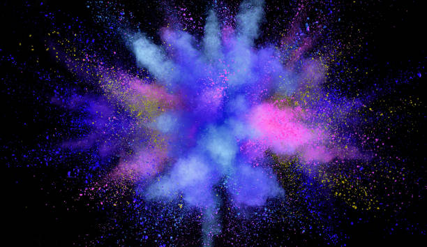 istock Colorful abstract powder background with color spectrum 1271924255