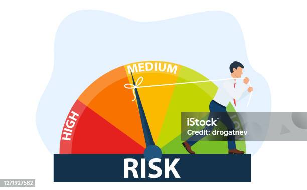 スピードメーター上のリスクの概念 - リスクのベクターアート素材や画像を多数ご用意 - リスク, ビジネス, マネージャー