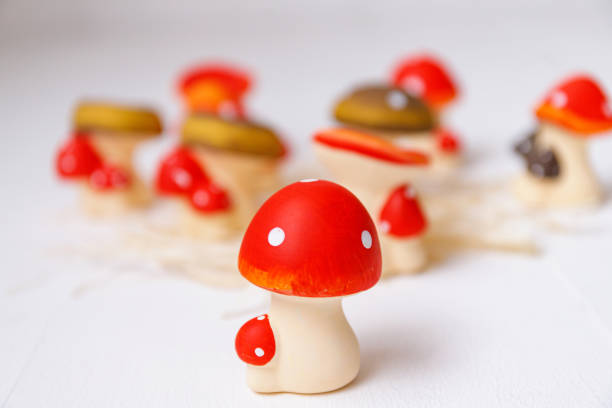 istock Digital newborn background with mushrooms 1271928973