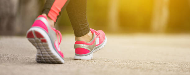 Fitness woman jogging stock photo