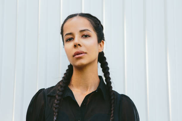 istock Young Multiracial Woman With Braids 1271938660