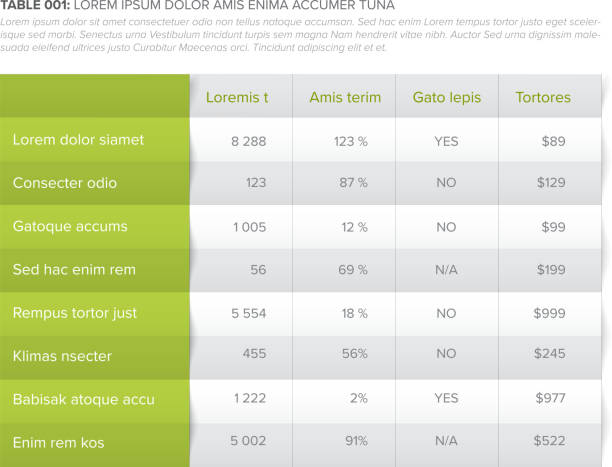 20+ Tabular Infographic Illustrations, Royalty-Free Vector Graphics ...