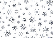 istock Winter Snowflake Line Background 1271945944