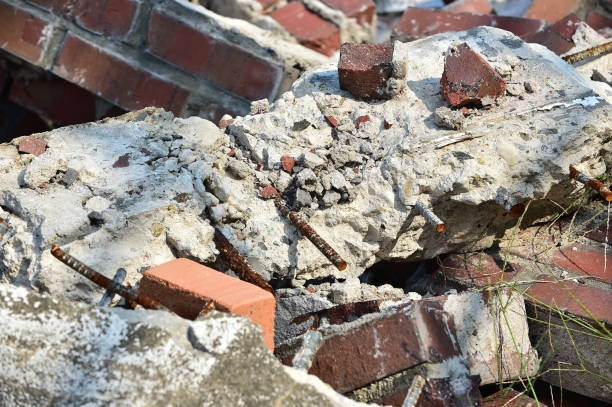 istock The bricks and debris of a demolished building 1271948564