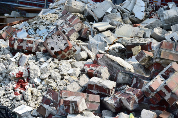 istock The bricks and debris of a demolished building 1271948582