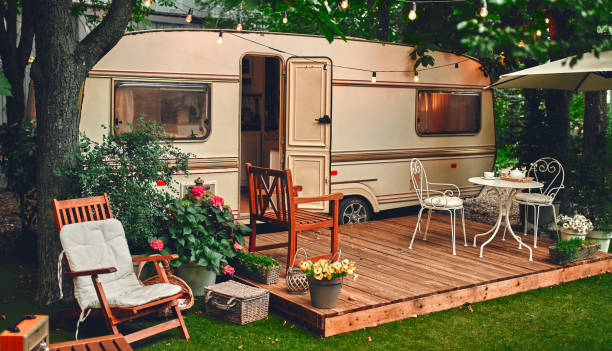 istock Traveling with motor home 1271957596