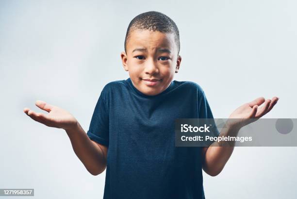 I Dont Get It Stock Photo - Download Image Now - Child, Confusion, Asking