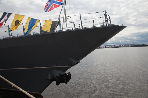 Russia Saint Petersburg Russian frigate