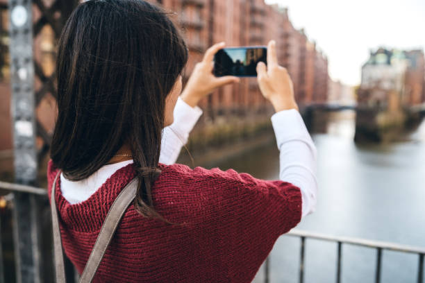 istock Photographer in Hamburg old town 1271969776