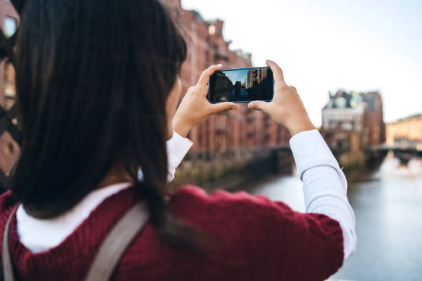 istock Photographer in Hamburg old town 1271969818