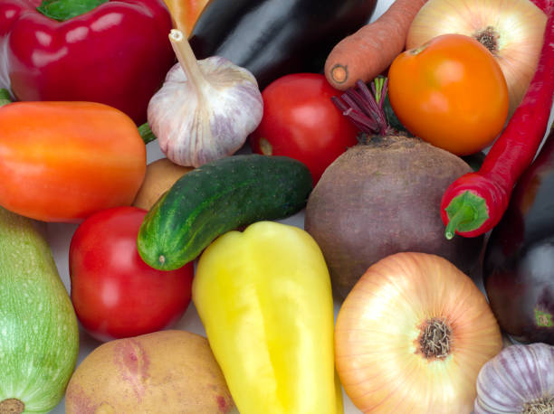 istock Background of fresh vegetables, close up 1271978929
