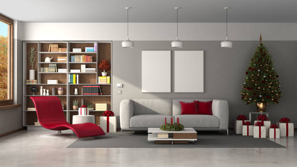 istock Waiting for Christmas in a modern living room 1271984284