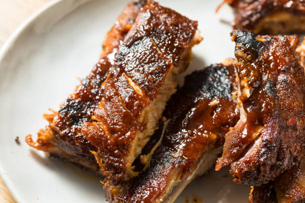 istock Homemade Smoked St Louis Style Spare Ribs 1272009486
