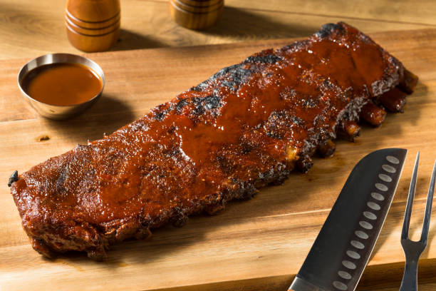 istock Homemade Smoked St Louis Style Spare Ribs 1272009581