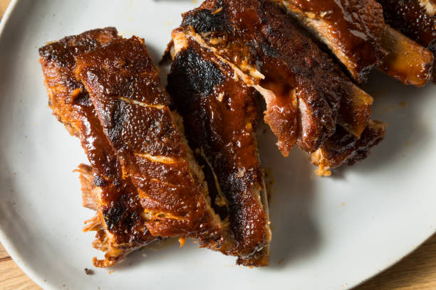 istock Homemade Smoked St Louis Style Spare Ribs 1272009666