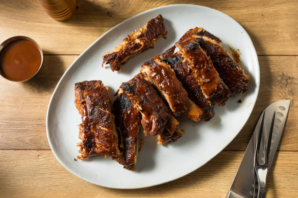 istock Homemade Smoked St Louis Style Spare Ribs 1272010187