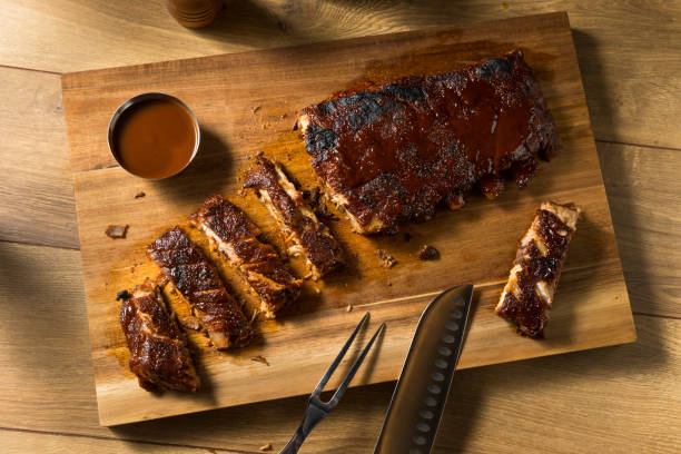 istock Homemade Smoked St Louis Style Spare Ribs 1272010341