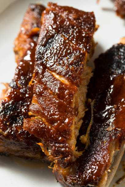 istock Homemade Smoked St Louis Style Spare Ribs 1272010393