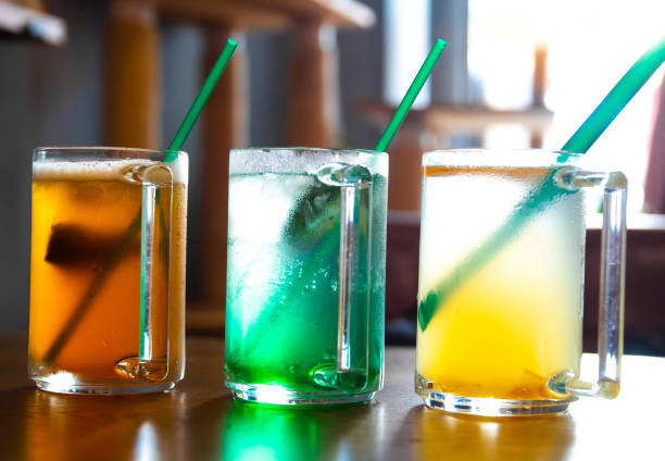 istock Cold soda juice on the table 1272040296