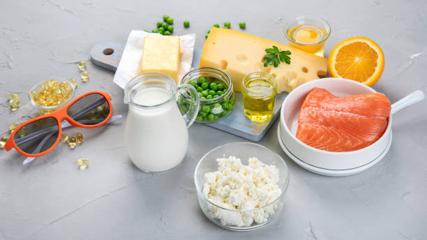 istock Foods rich in vitamin D. 1272043563