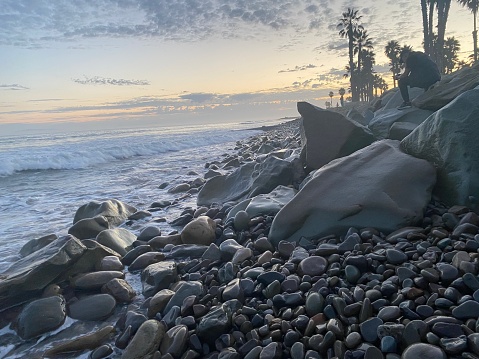 Beautiful day at the beach for photography