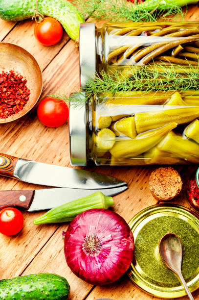istock Assortment of pickled vegetable 1272048248