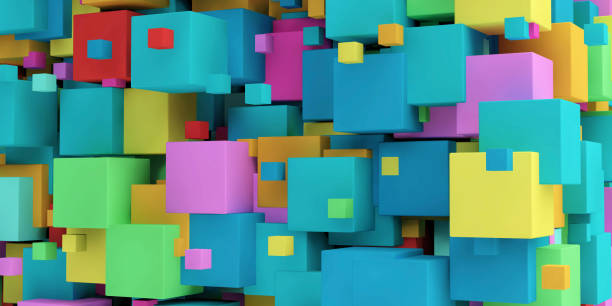 istock Abstract Background of Colored Cubes 1272061650
