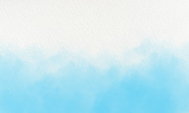 istock Turquoise blue watercolor background 1272062305