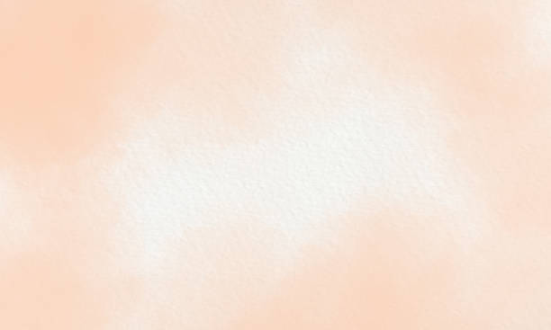 istock Apricot watercolor background 1272062314