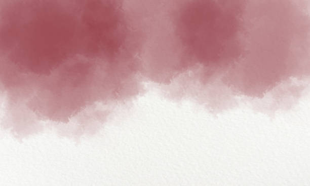 istock Burgundy watercolor background 1272062335