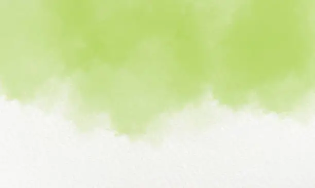 white canvas background with peridot watercolor