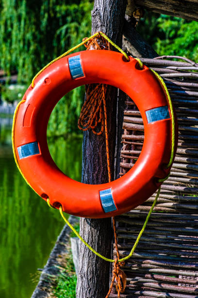 istock Close up of red bouy 1272069182