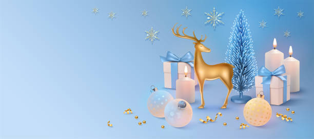istock Christmas and New Year holidays banner 1272077316