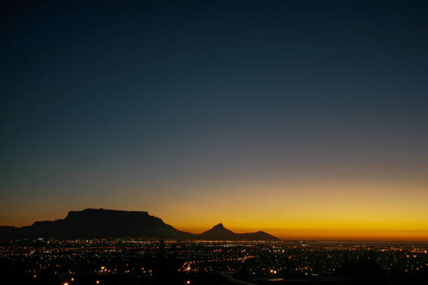 istock Dramatic sunset over Table Mountain in Cape Town, South Africa 1272079811