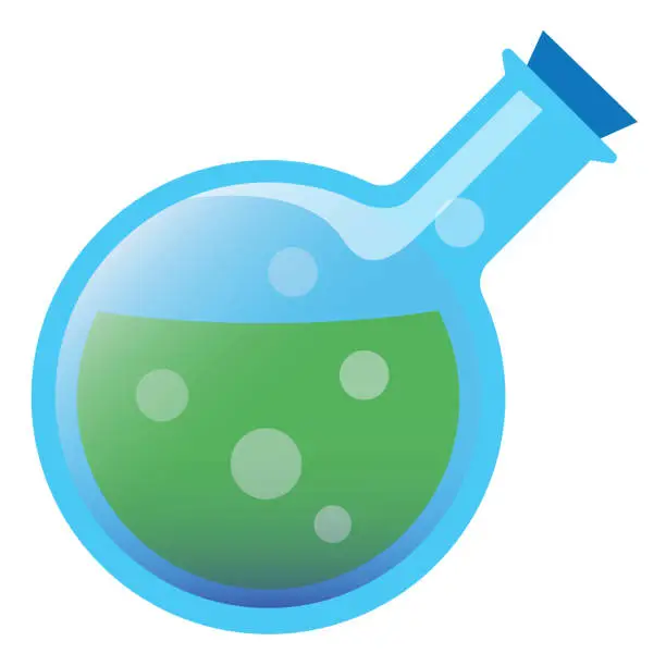 Vector illustration of Scientific Beaker Laboratory Flask