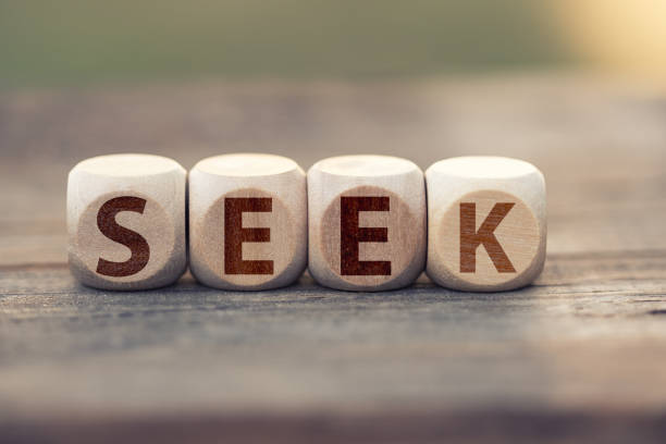 istock Seek for the word on wooden cubes 1272093764