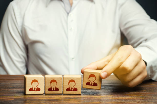 istock Business leader assembling a team. Team creation for a new project. Leadership. Hiring and recruiting workers. Formation of effective working group. Human resources. 1272094984