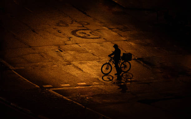 Unrecognizable people walking in the streeet