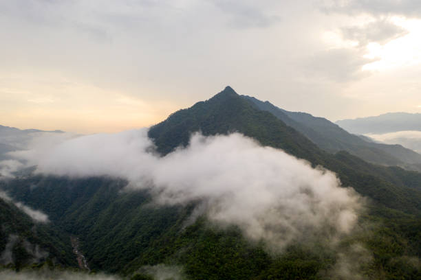 istock Chinese mountains, aerial view 1272101183